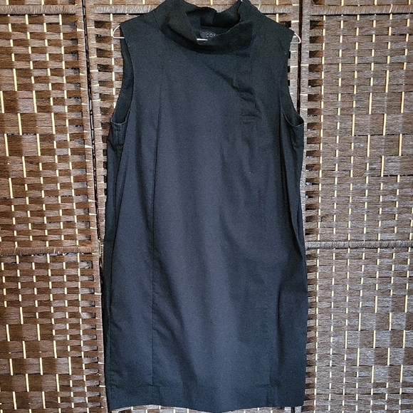 COS Sleeveless Black Mini Dress - Picture 1 of 7